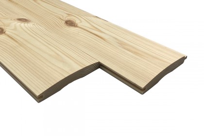 Faház építő burkolat – rönk profilú 21x146mm AB minőség