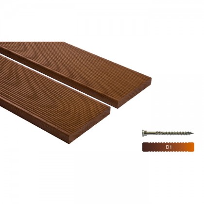 Thermowood kőris teraszburkolat 20×132 “A+” minőség